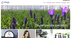 Desktop Screenshot of campanula.com